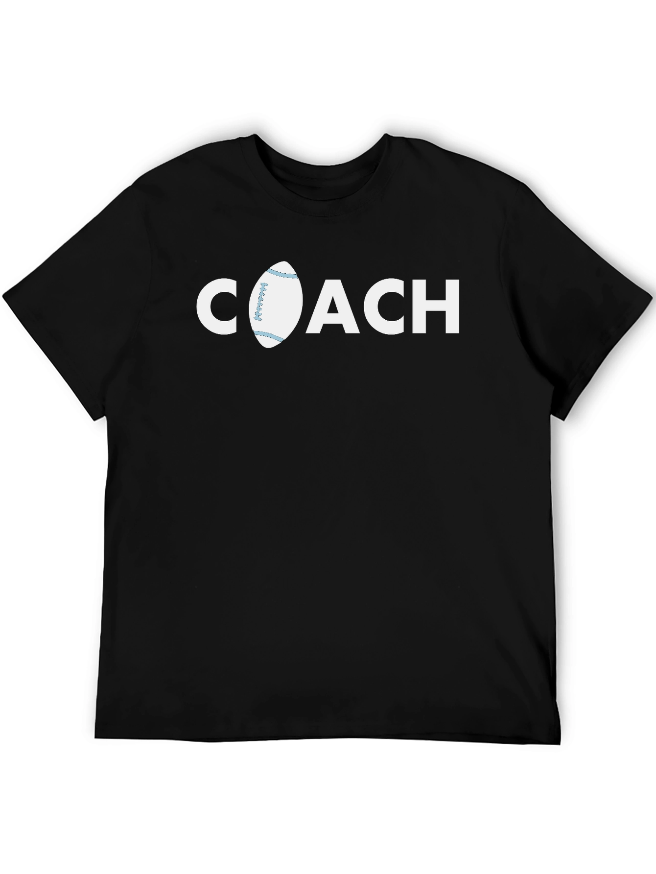 Coach Football Graphic Tee - Black T-Shirt