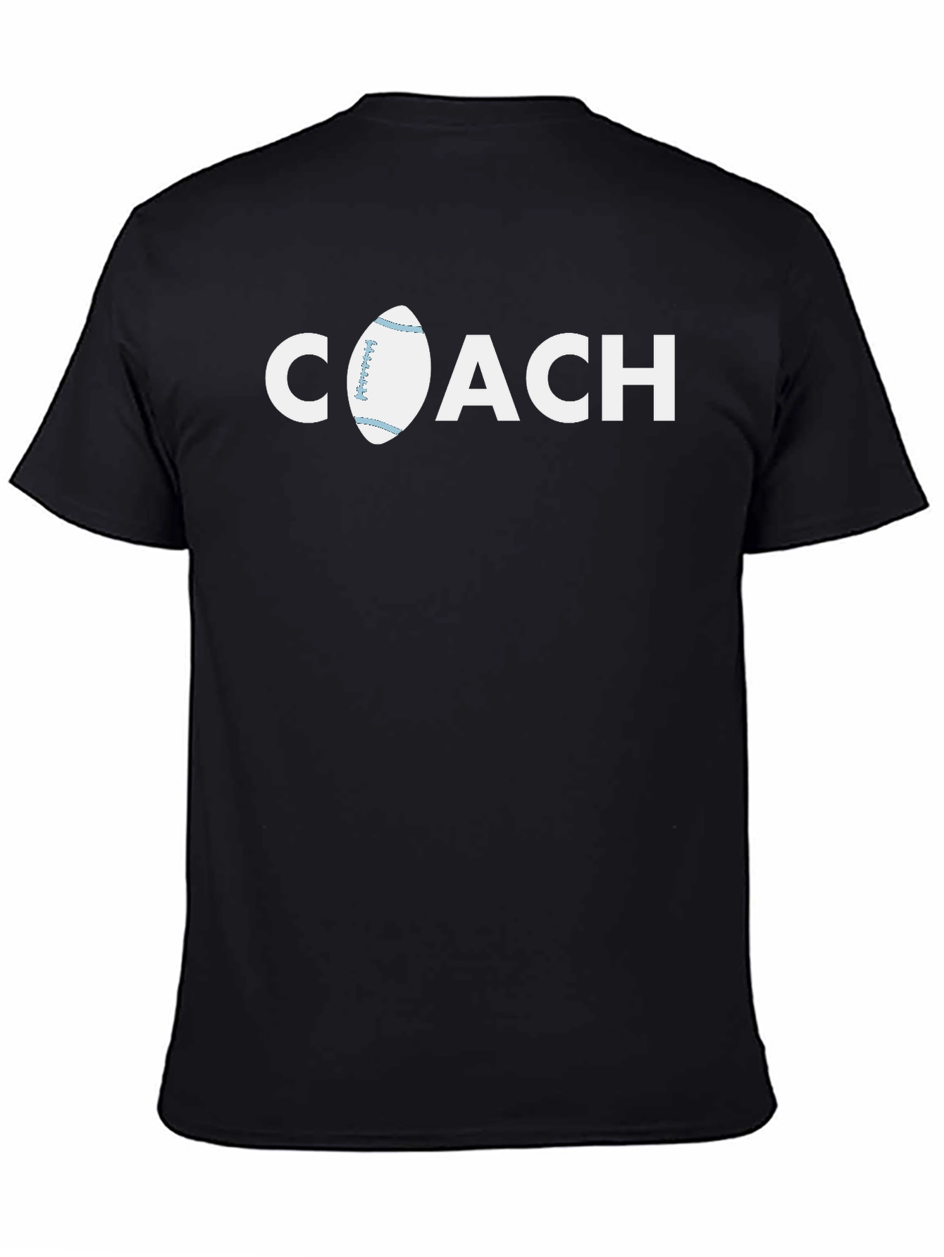 Coach Football Graphic Tee - Black T-Shirt