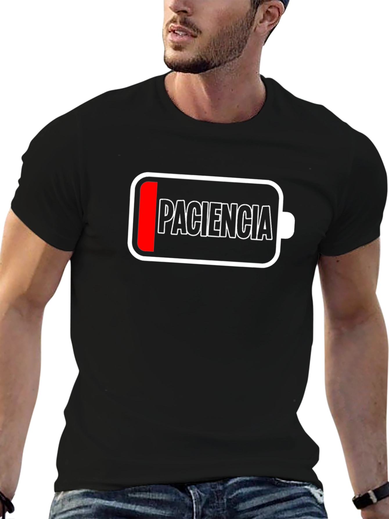 Low Patience T-Shirt - Black Graphic Tee