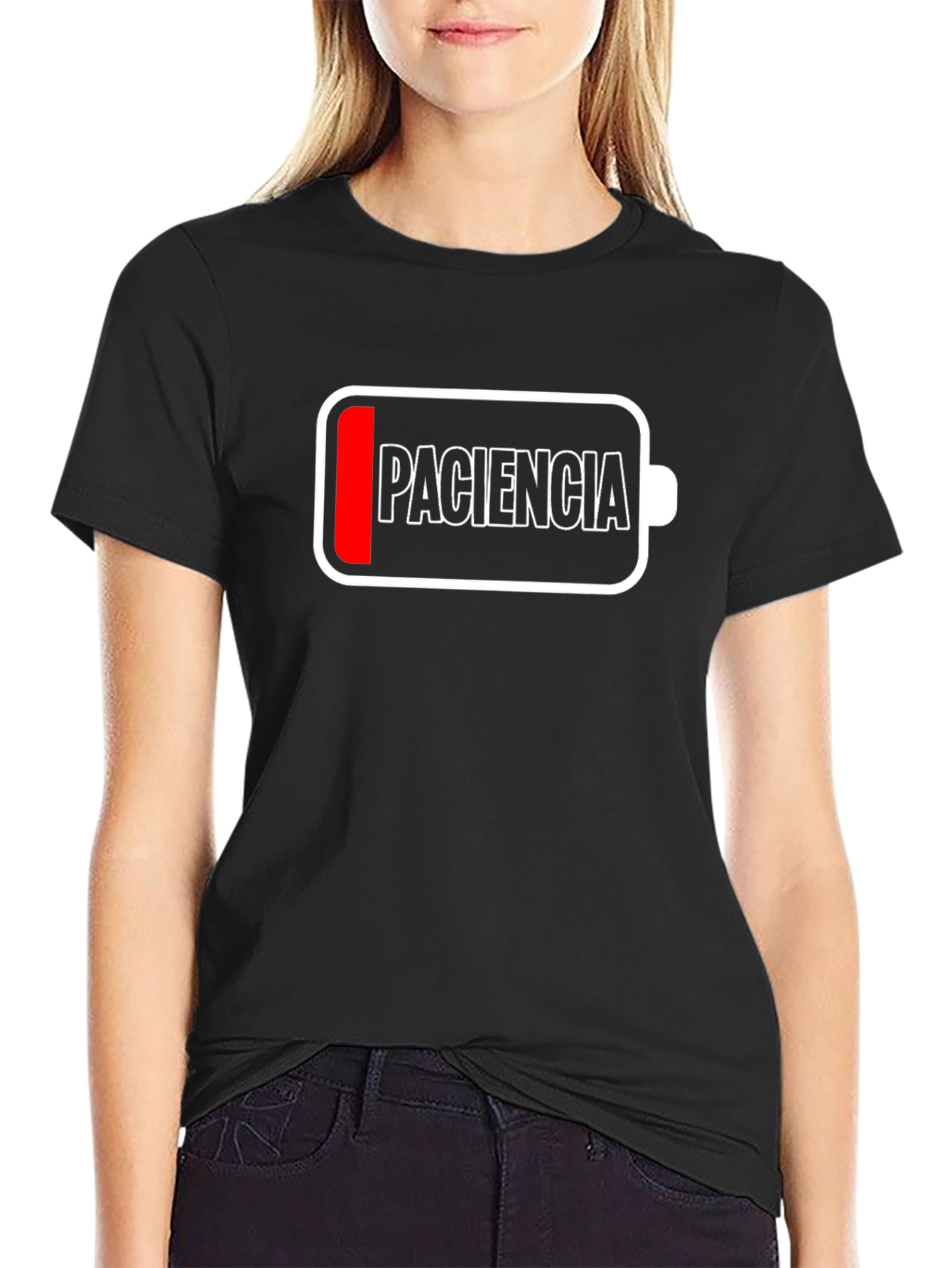 Low Patience T-Shirt - Black Graphic Tee