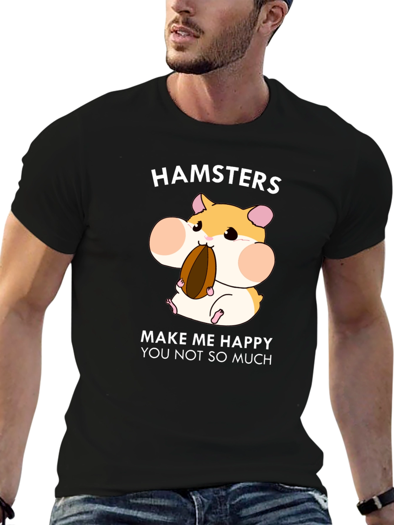 Hamsters Make Me Happy T-Shirt