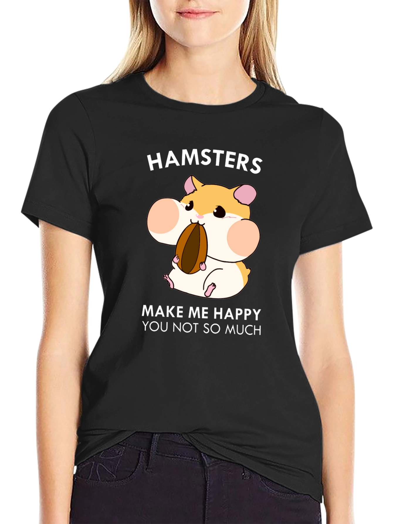 Hamsters Make Me Happy T-Shirt