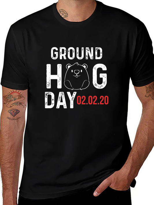 Groundhog Day 02.02.20 T-Shirt Cute Graphic Tee