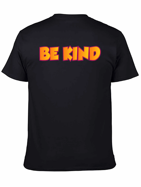Be Kind Graphic Tee - Black Casual Shirt