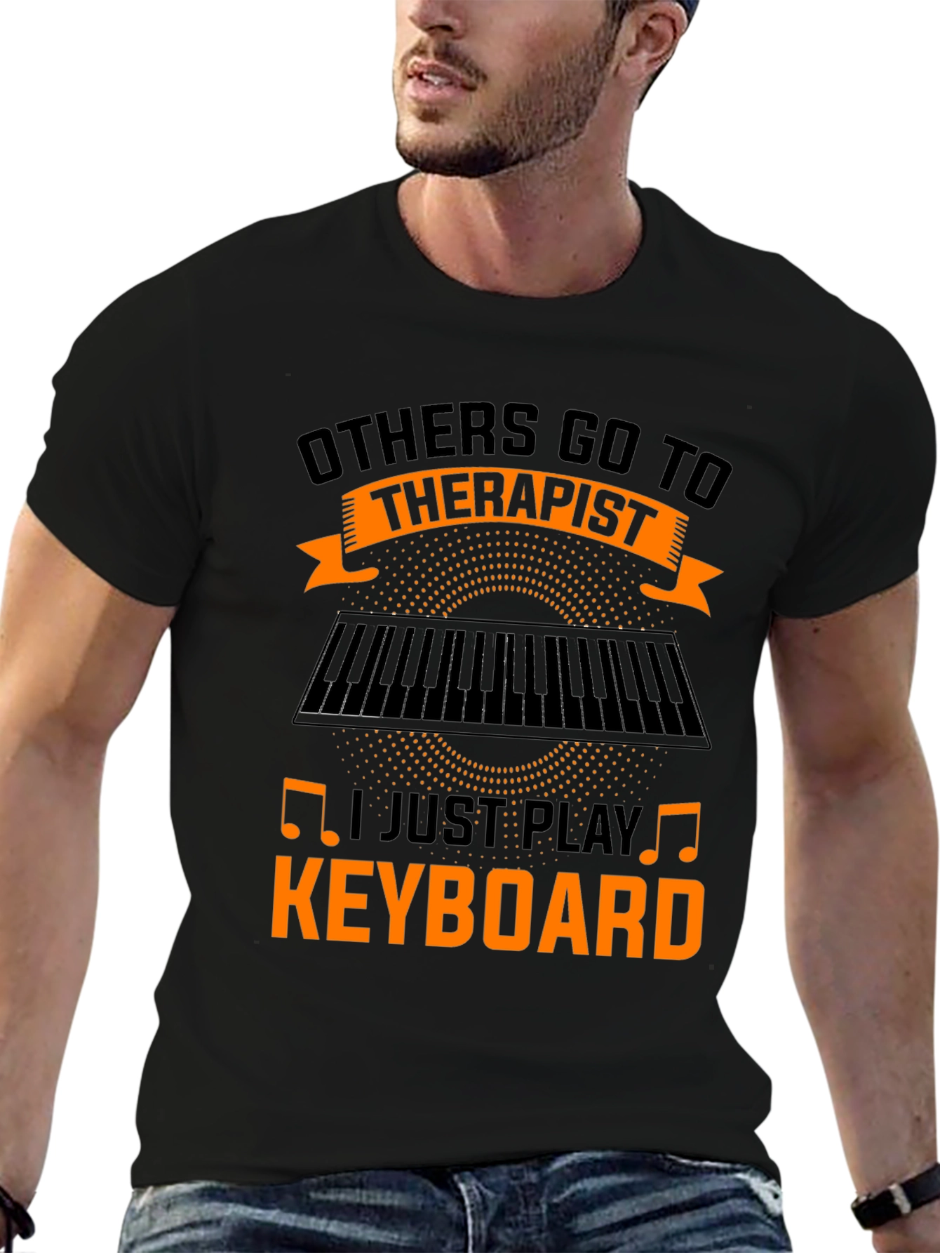 Keyboard Therapy T-Shirt - Musicians Apparel