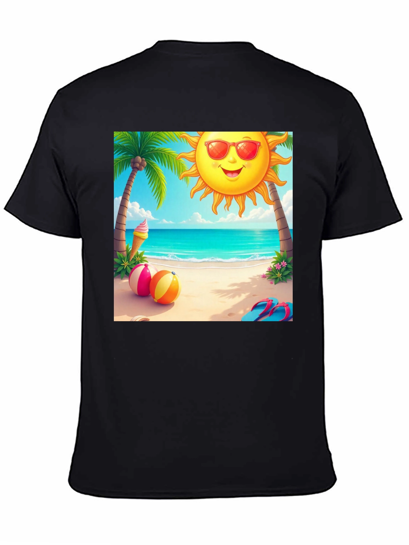 Beach Vibes Graphic Tee - Summer Holiday T-Shirt