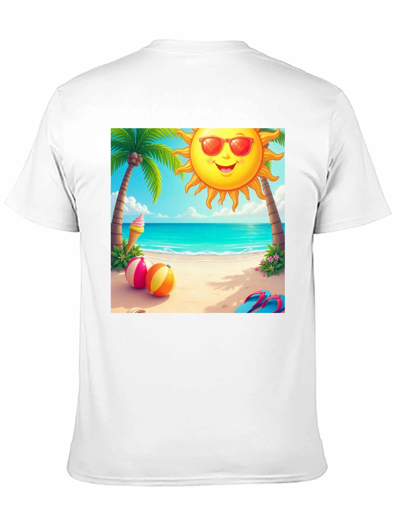 Beach Vibes Graphic Tee - Summer Holiday T-Shirt