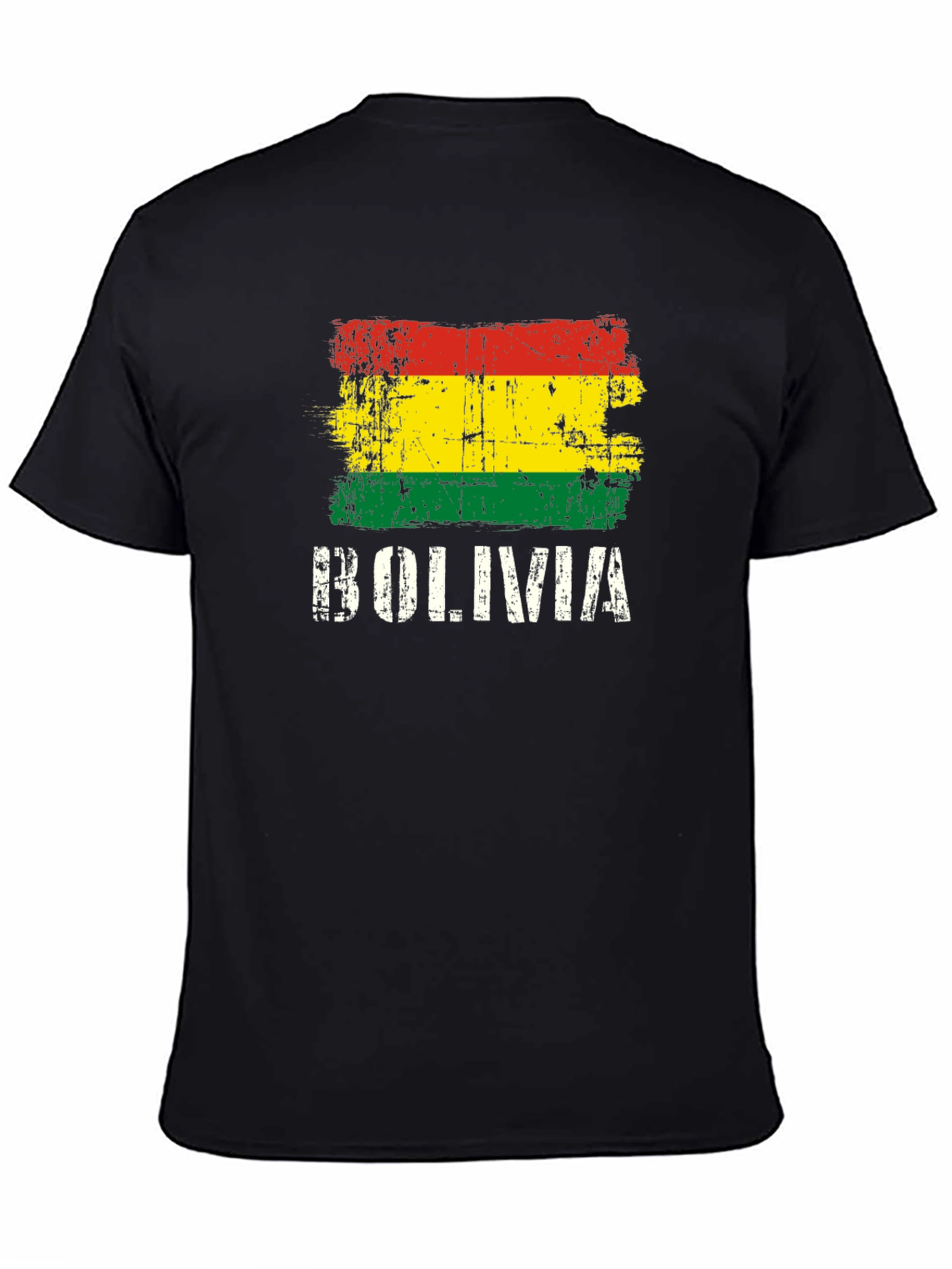Bolivia Flag T-Shirt - Distressed Graphic Tee
