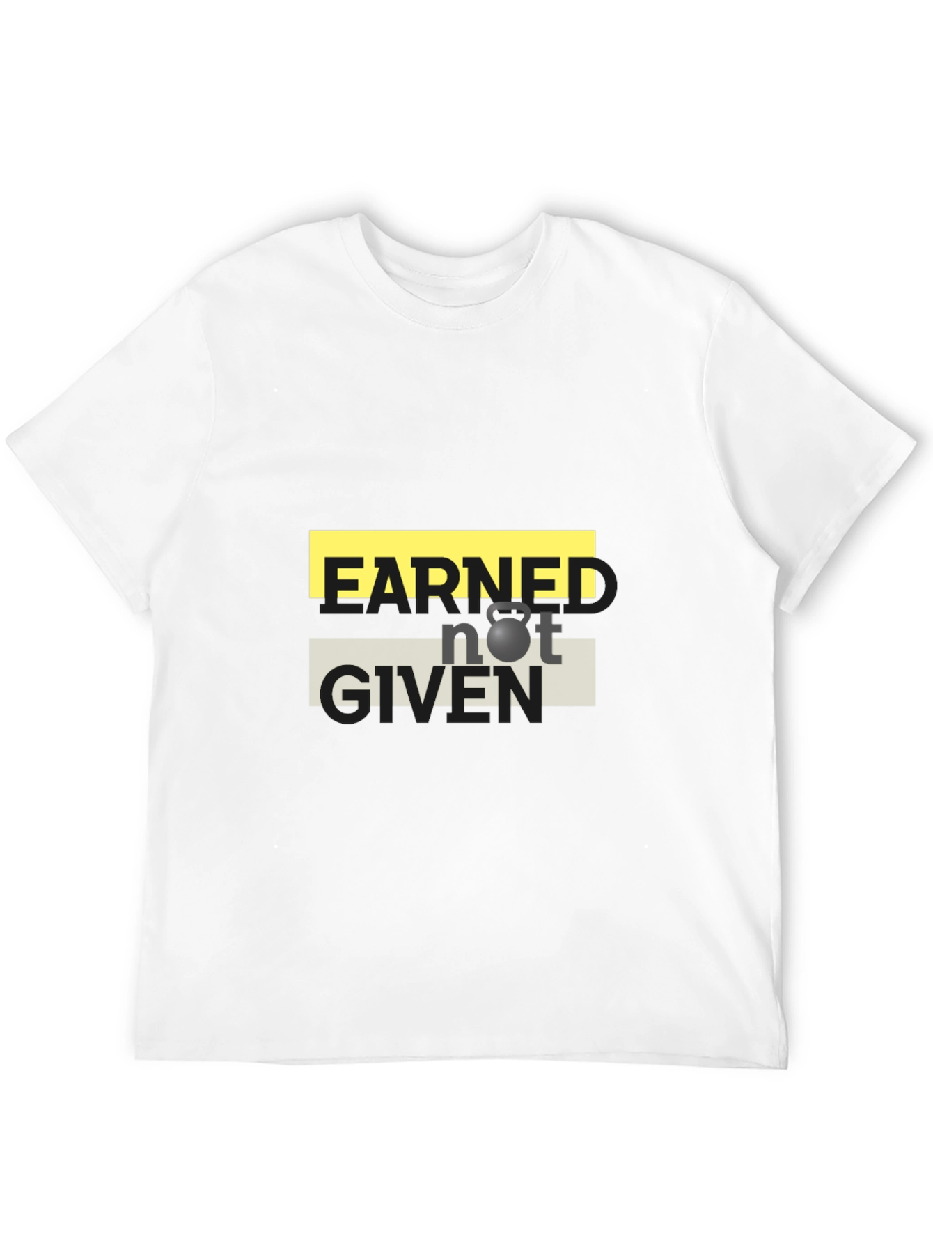 Earned Not Given Graphic T-Shirt - Black