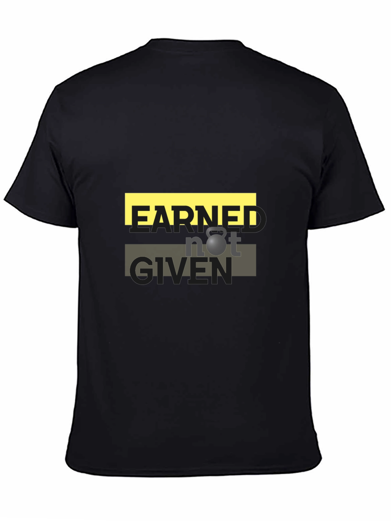 Earned Not Given Graphic T-Shirt - Black