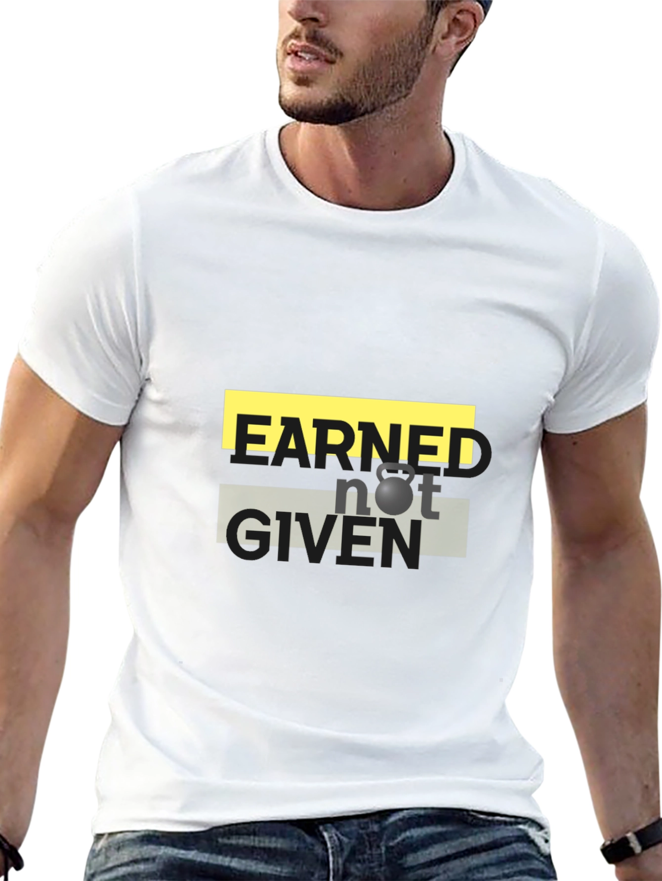 Earned Not Given Graphic T-Shirt - Black