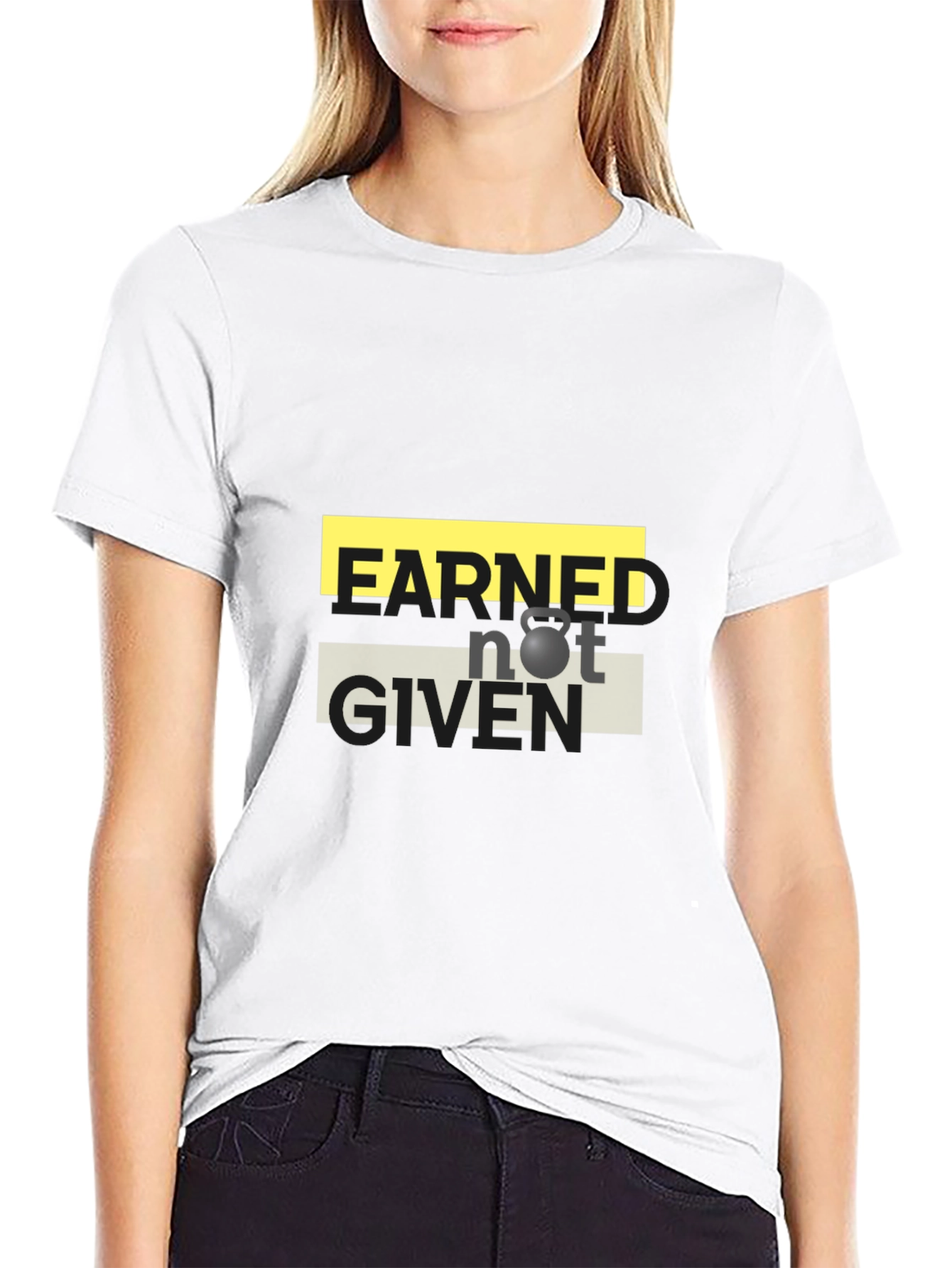 Earned Not Given Graphic T-Shirt - Black