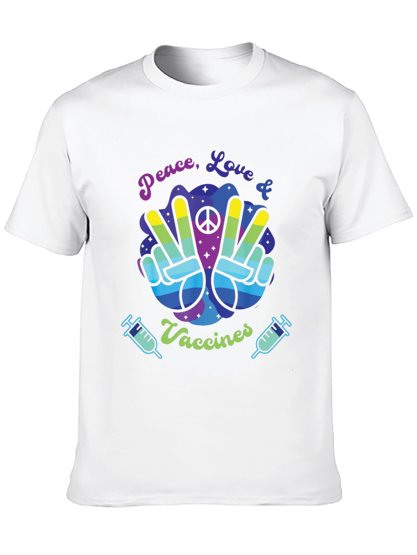 Peace Love & Vaccines T-Shirt