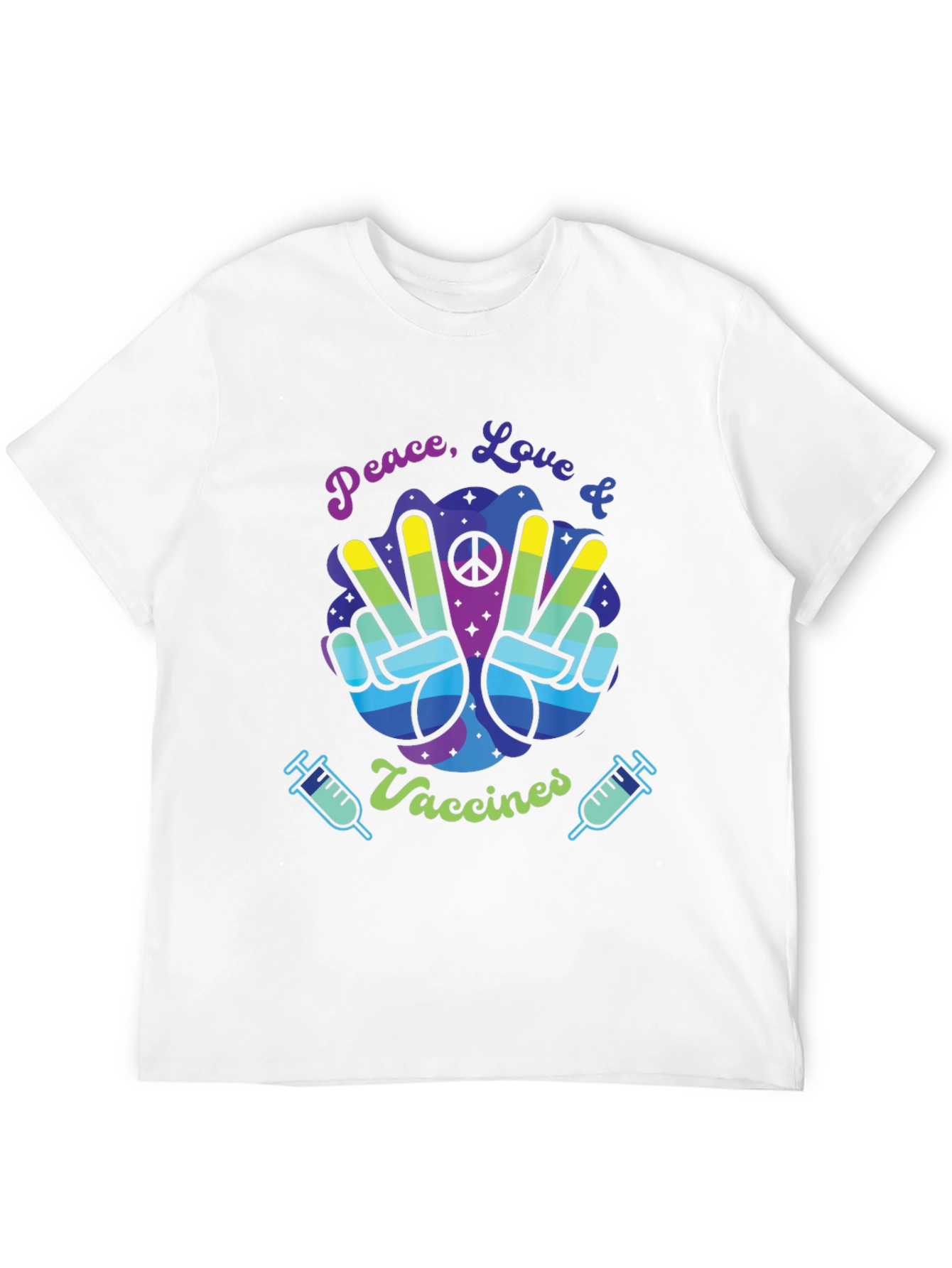 Peace Love & Vaccines T-Shirt