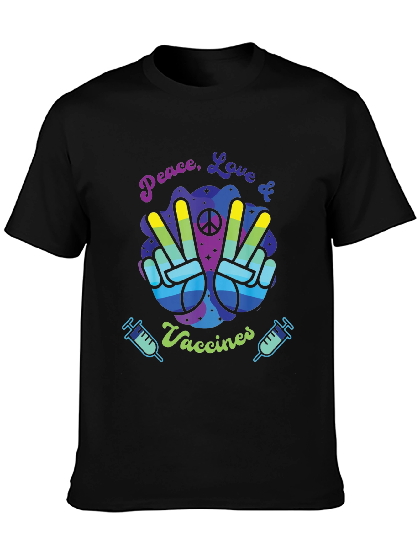 Peace Love & Vaccines T-Shirt