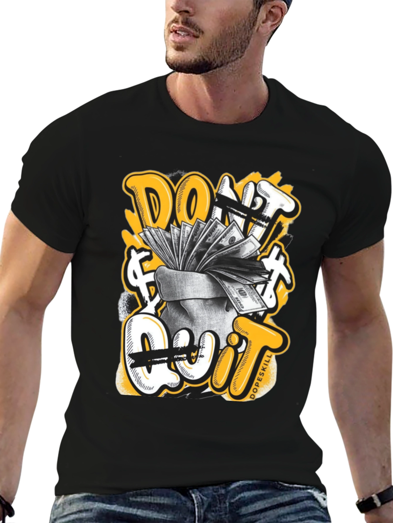 Dont Quit Money Graphic T-Shirt