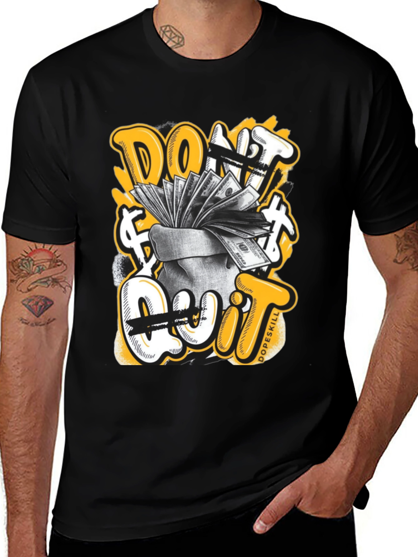 Dont Quit Money Graphic T-Shirt