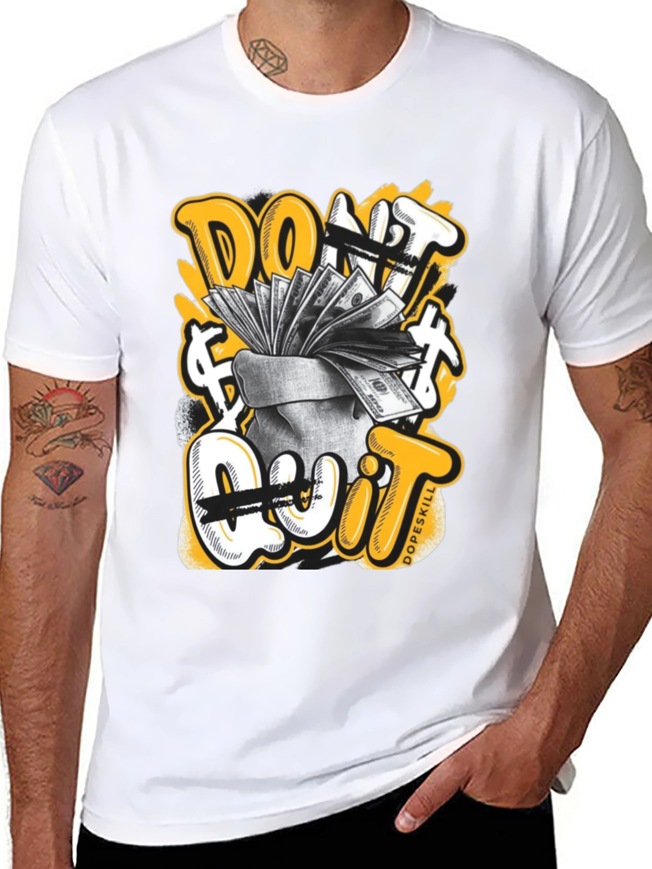 Dont Quit Money Graphic T-Shirt