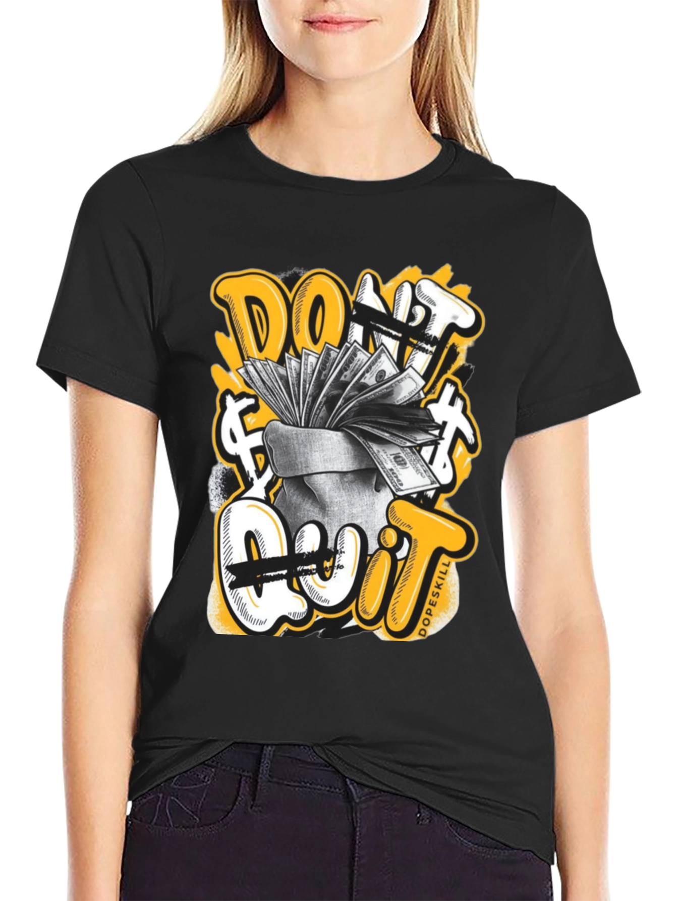 Dont Quit Money Graphic T-Shirt