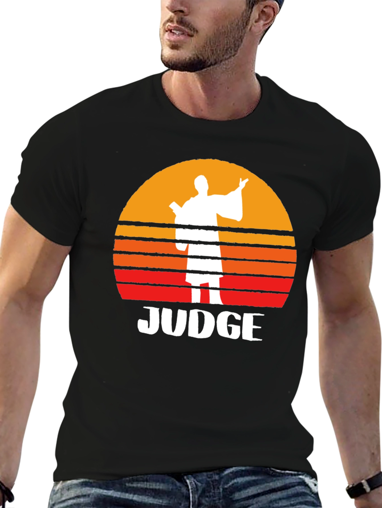 Retro Judge Graphic Tee - Comfort & Style
