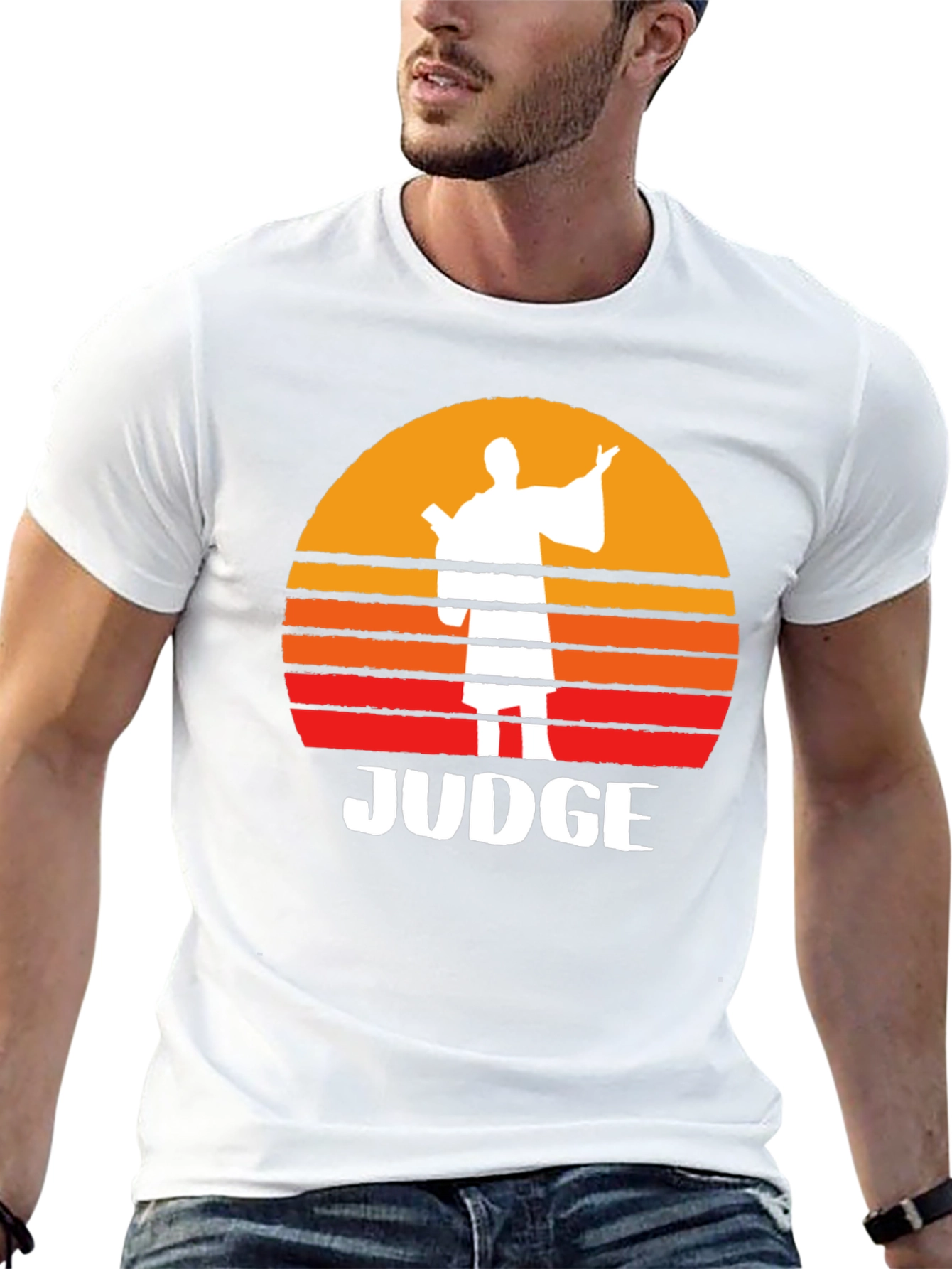 Retro Judge Graphic Tee - Comfort & Style