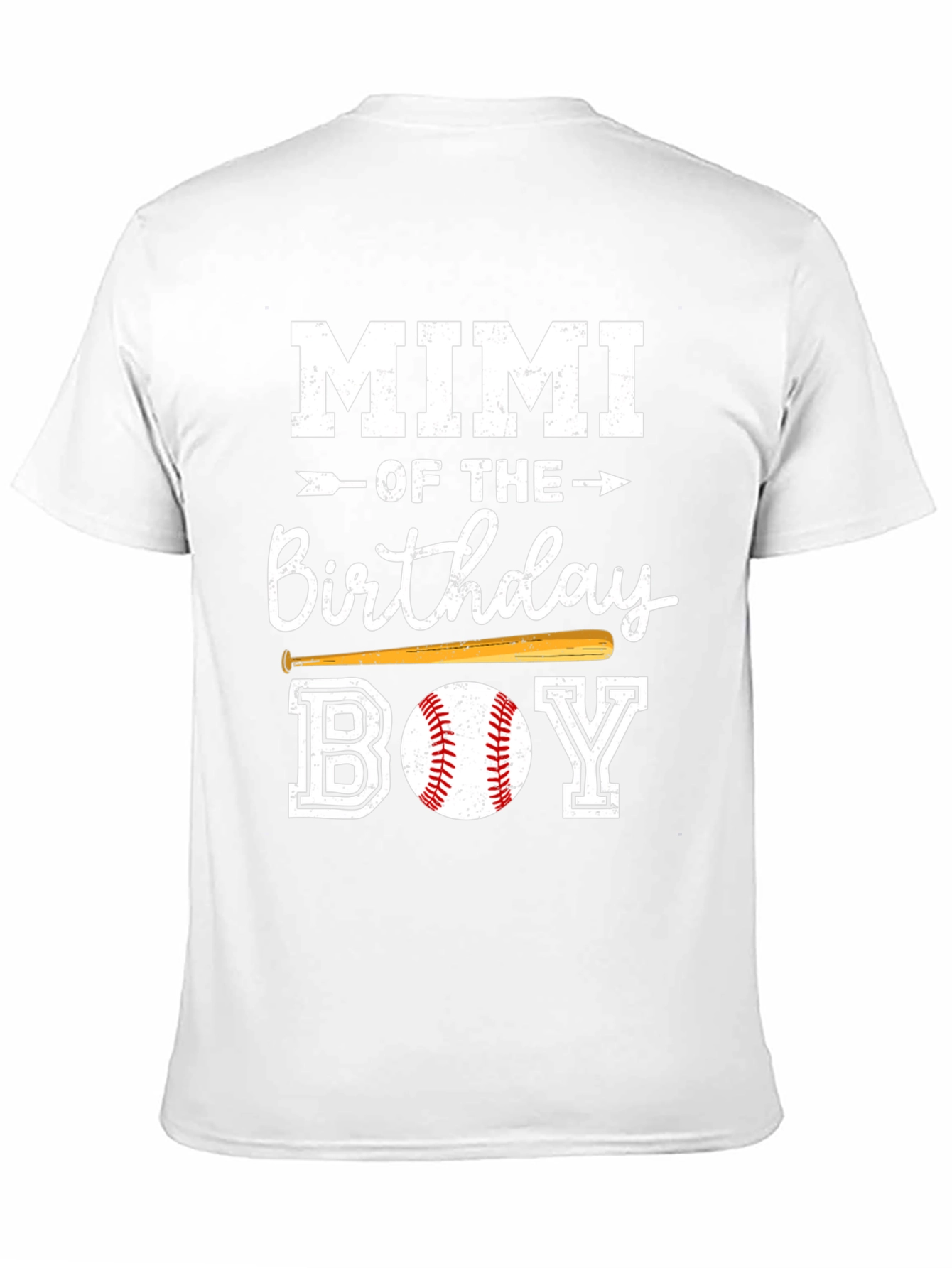 Mimi of the Birthday Boy Baseball T-Shirt
