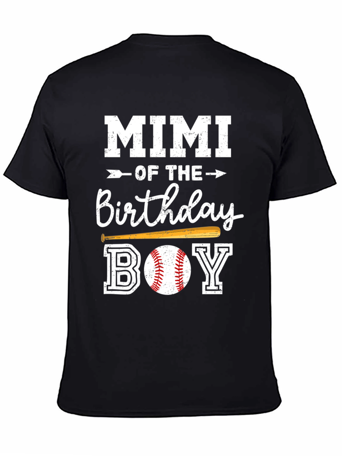 Mimi of the Birthday Boy Baseball T-Shirt