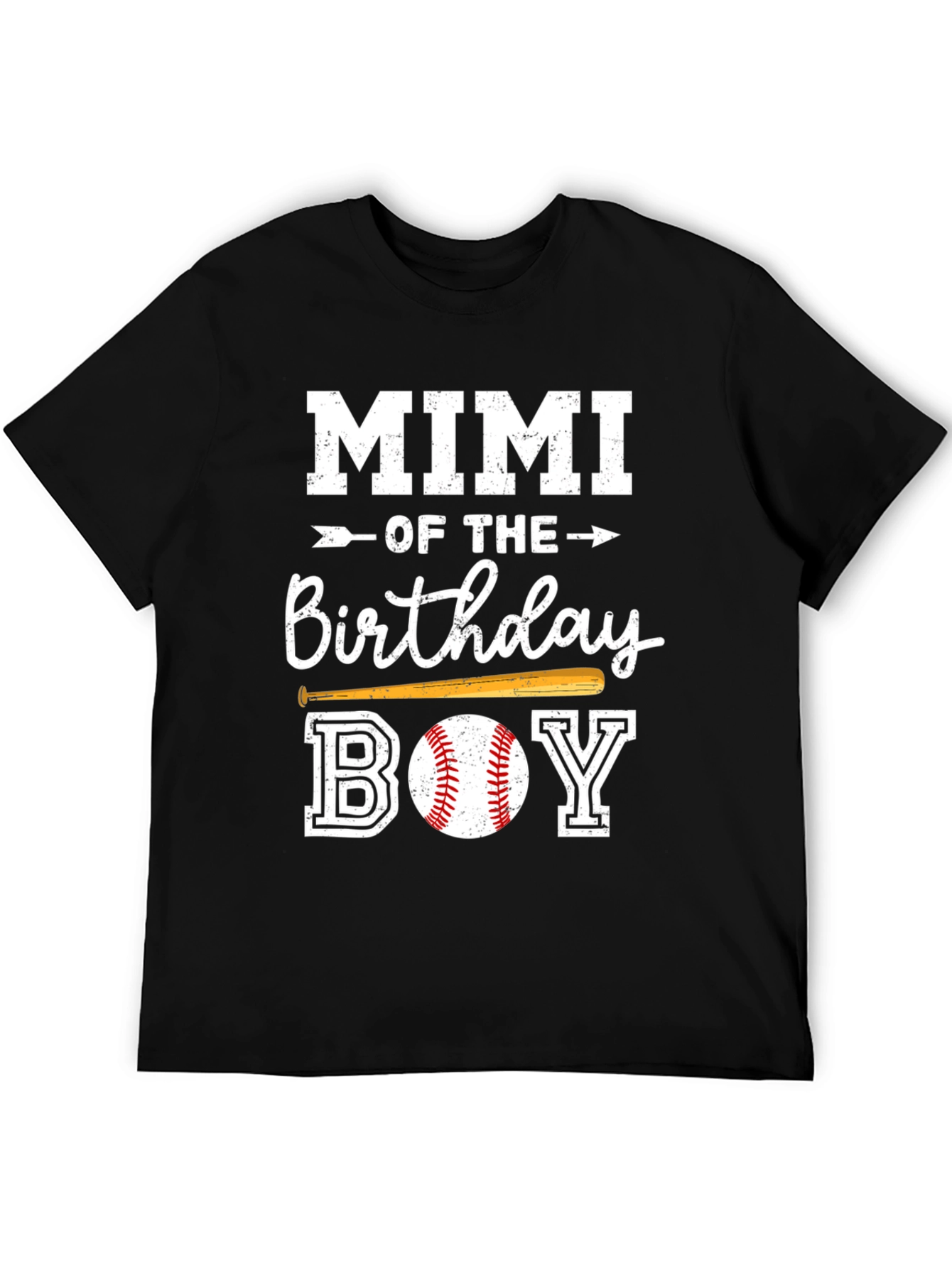 Mimi of the Birthday Boy Baseball T-Shirt