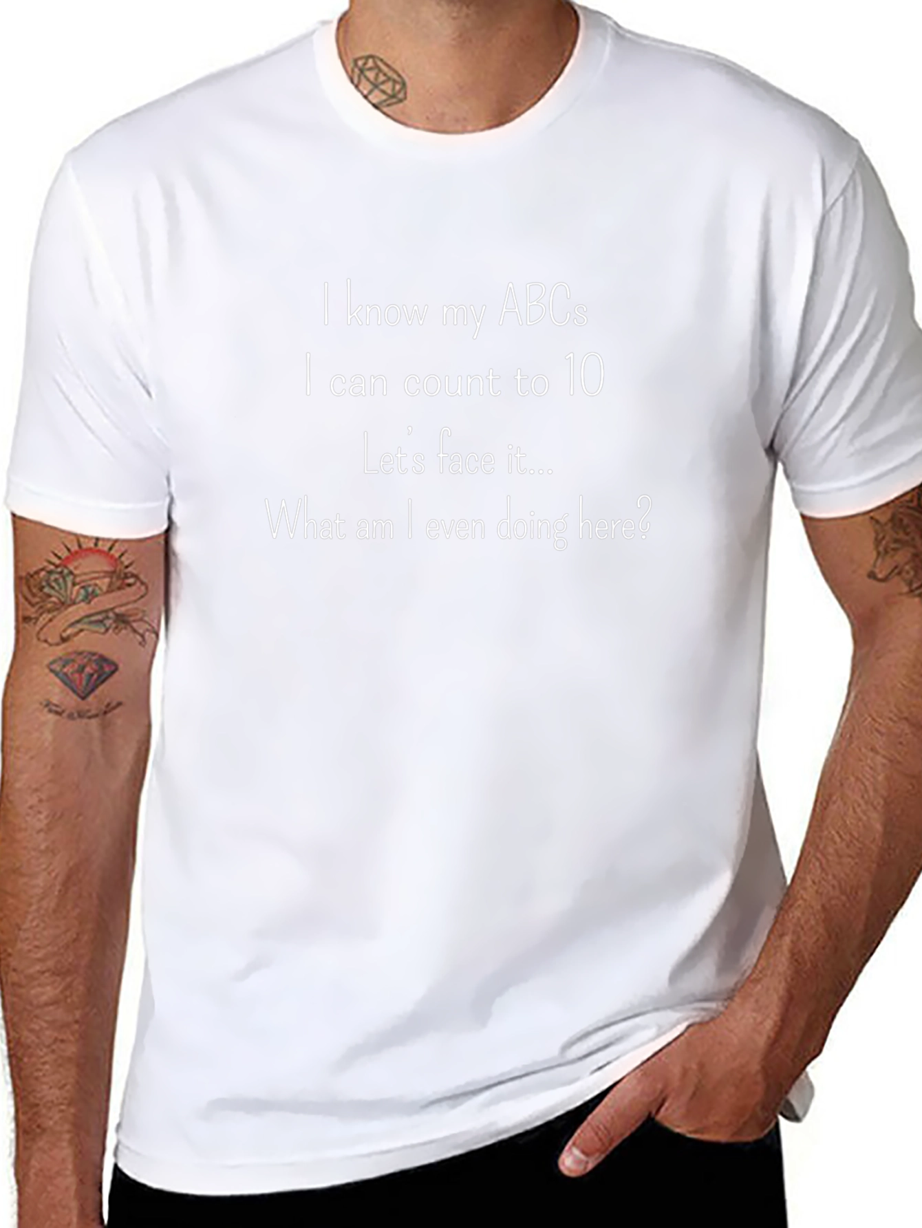 Funny Sarcastic T-Shirt - Know My ABCs