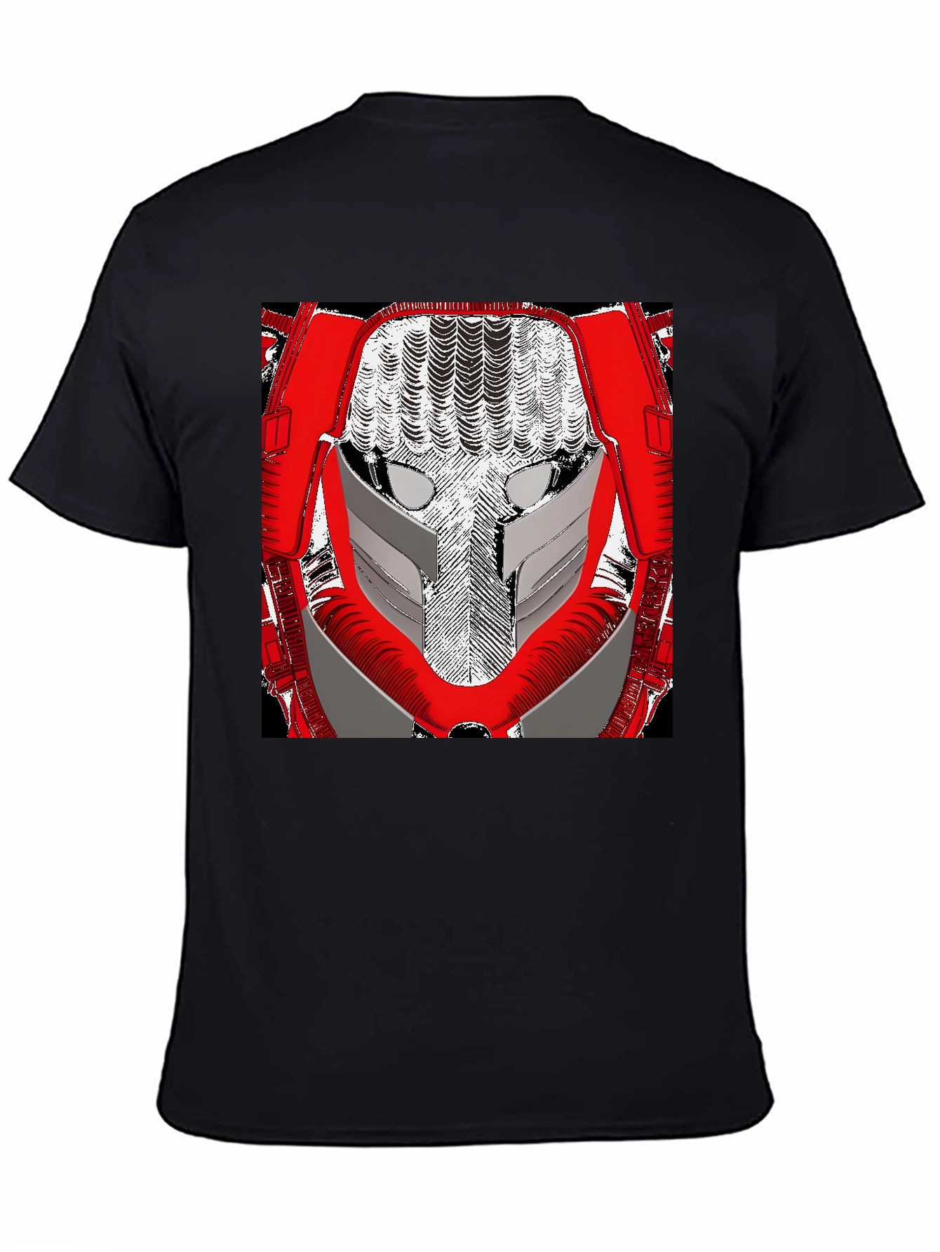Sci-Fi Robot Face Graphic Tee
