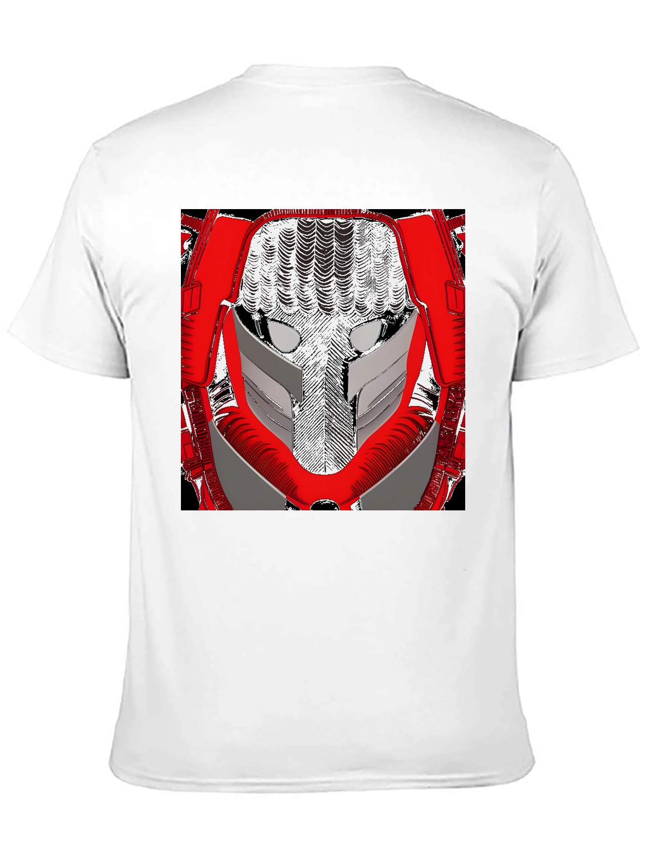 Sci-Fi Robot Face Graphic Tee