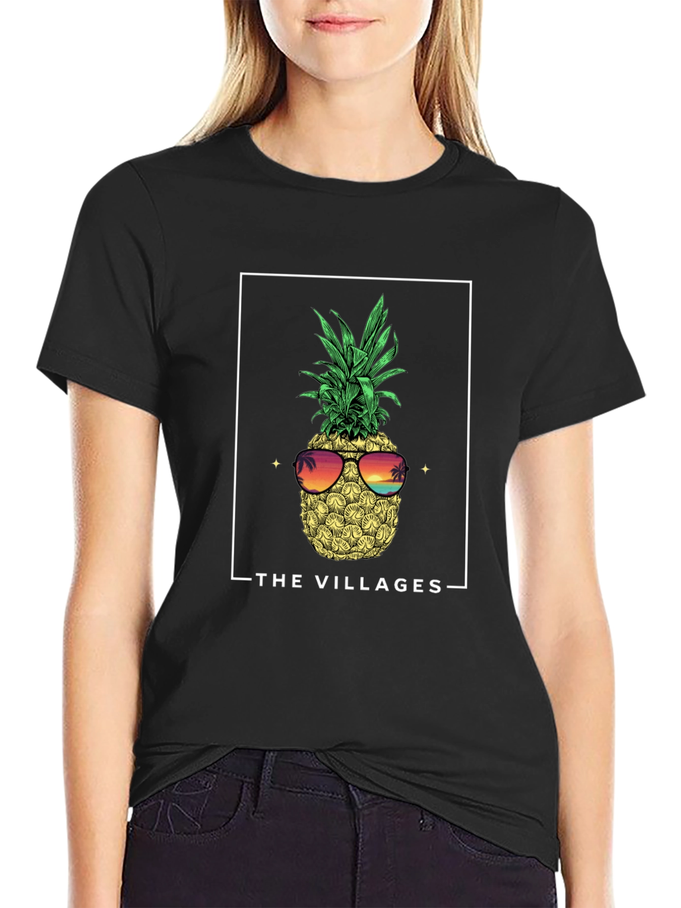 The Villages Pineapple Graphic Tee