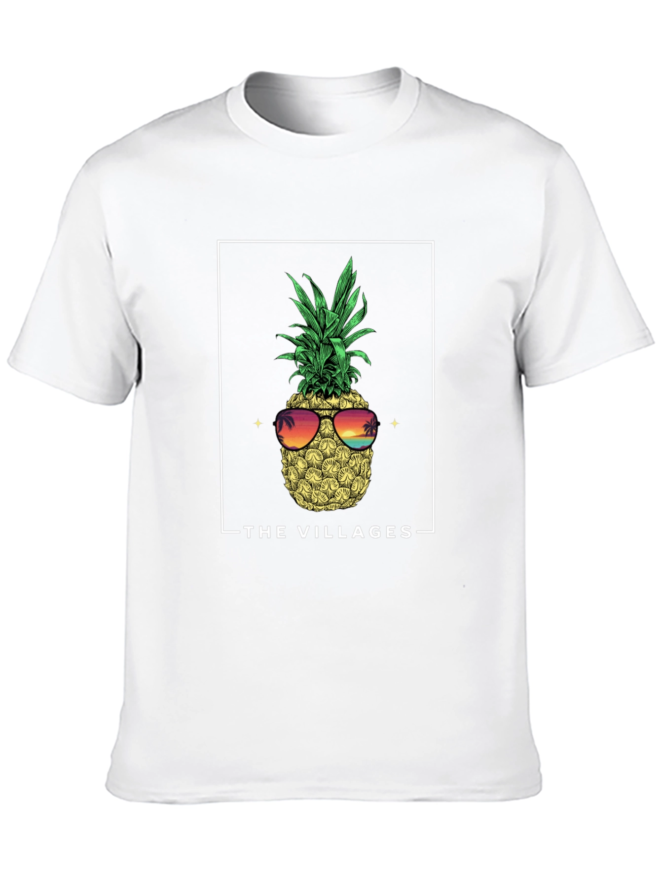 The Villages Pineapple Graphic Tee