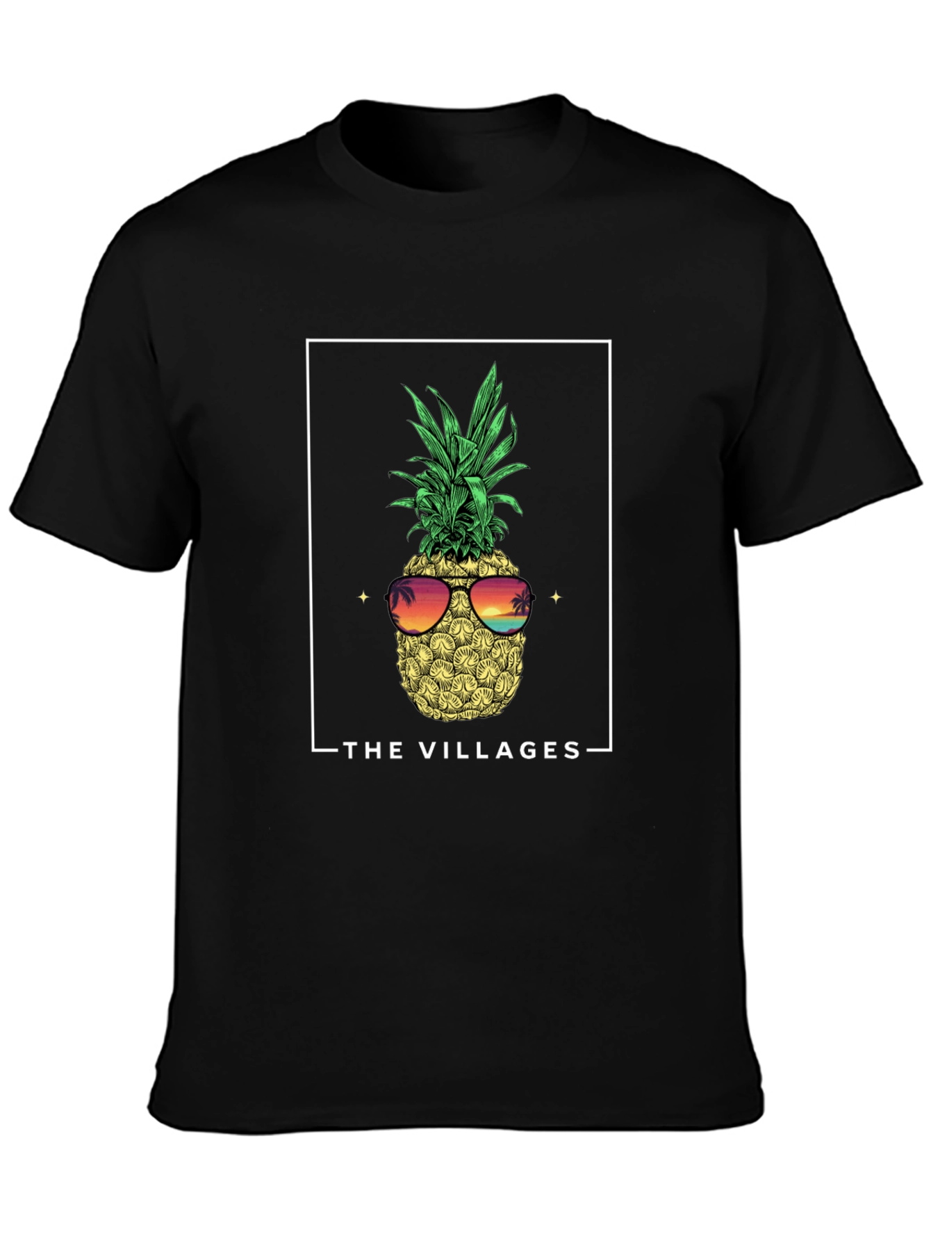 The Villages Pineapple Graphic Tee