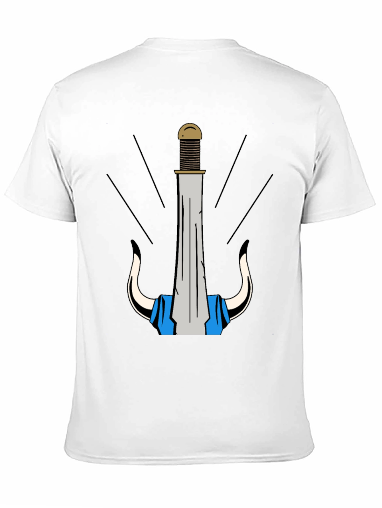 Warrior Sword Graphic Tee - Bold Design