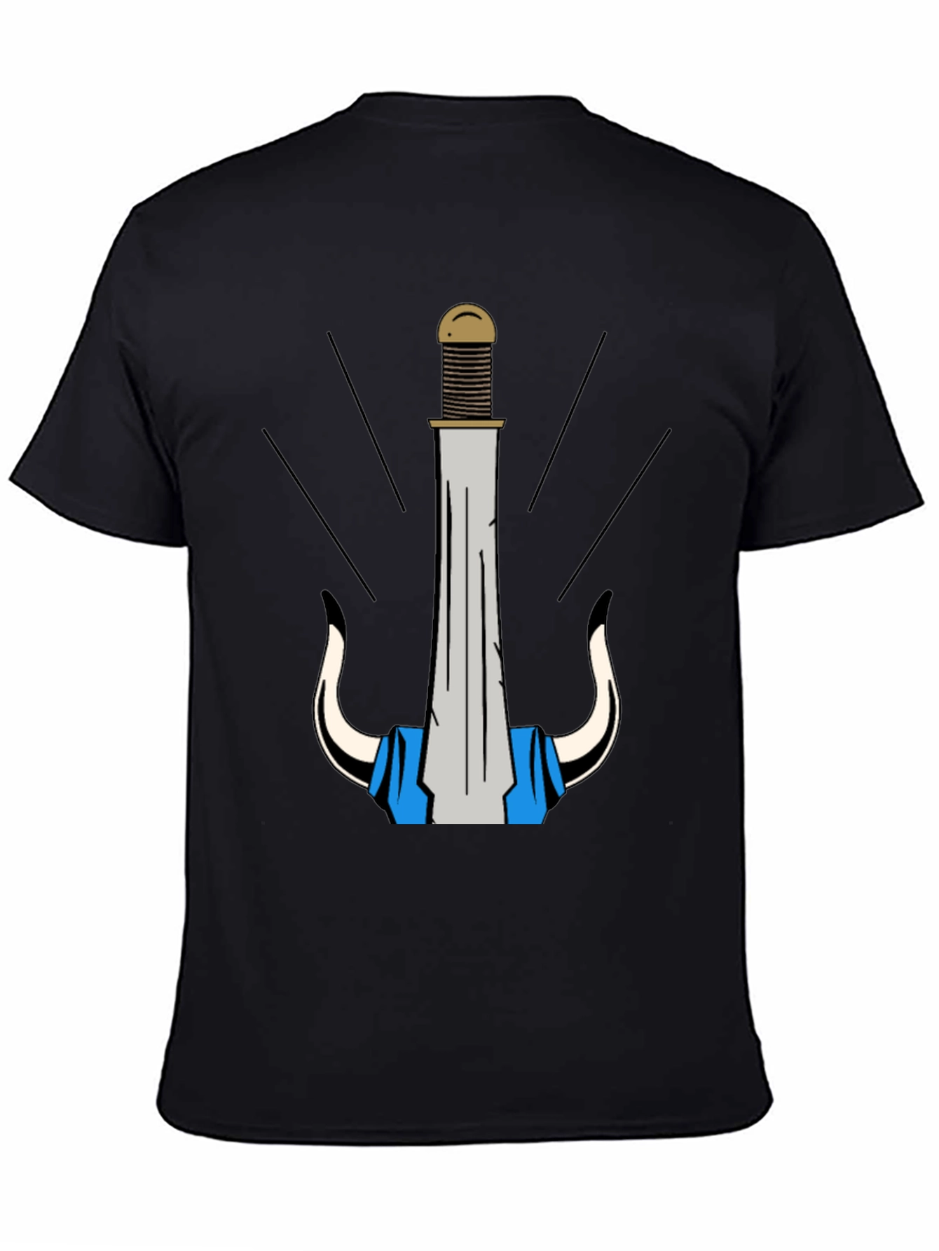 Warrior Sword Graphic Tee - Bold Design