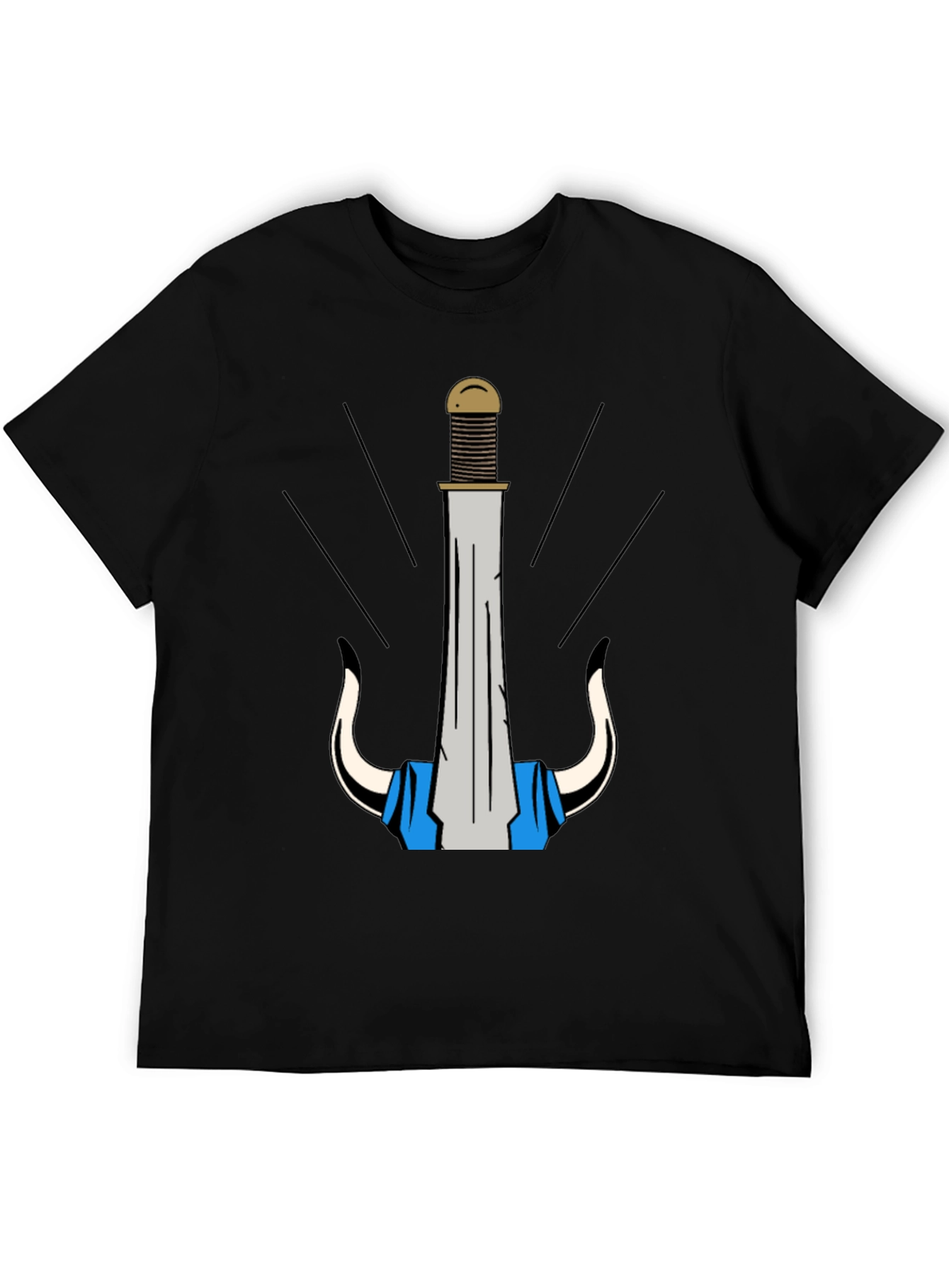 Warrior Sword Graphic Tee - Bold Design
