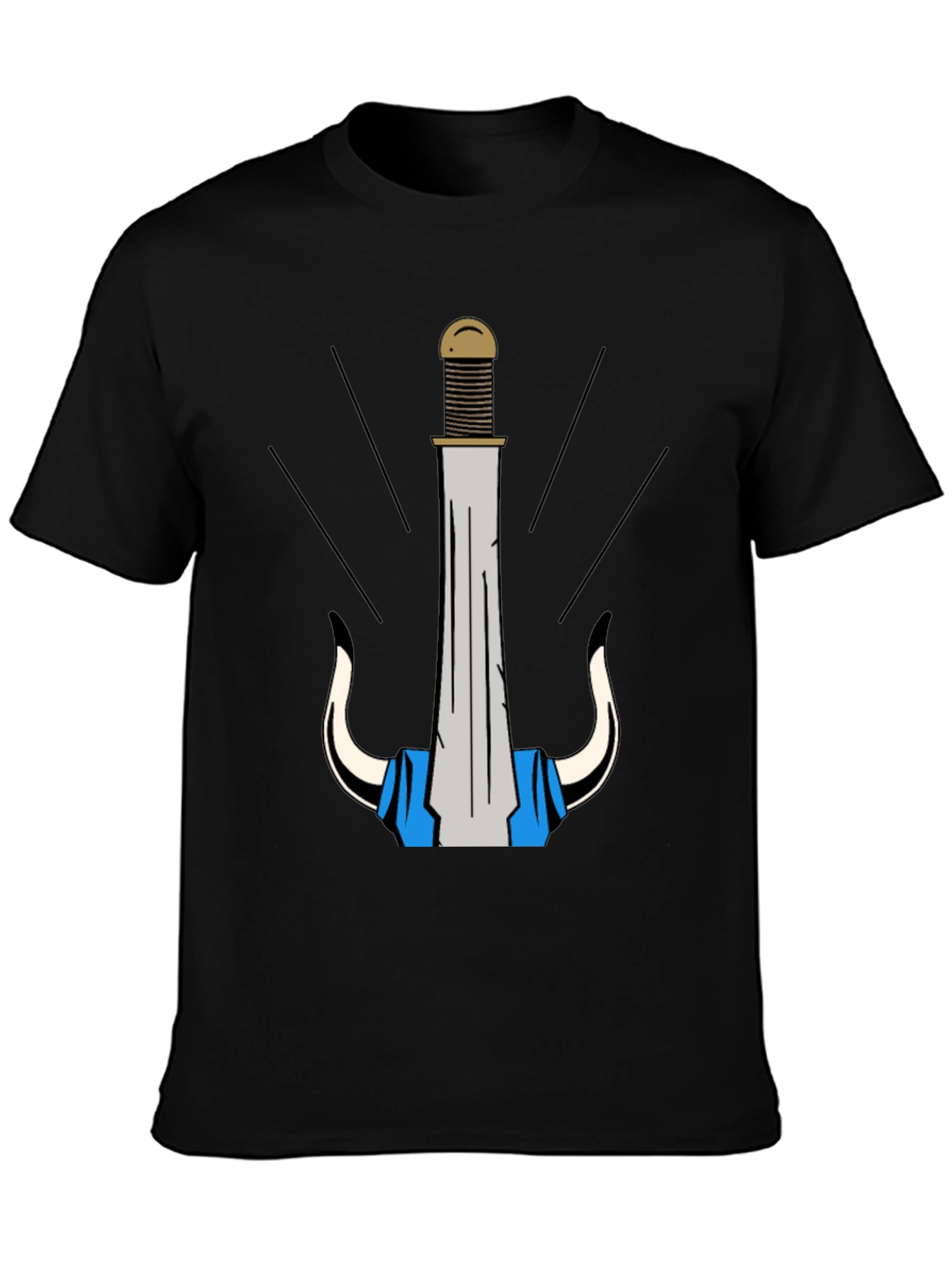 Warrior Sword Graphic Tee - Bold Design