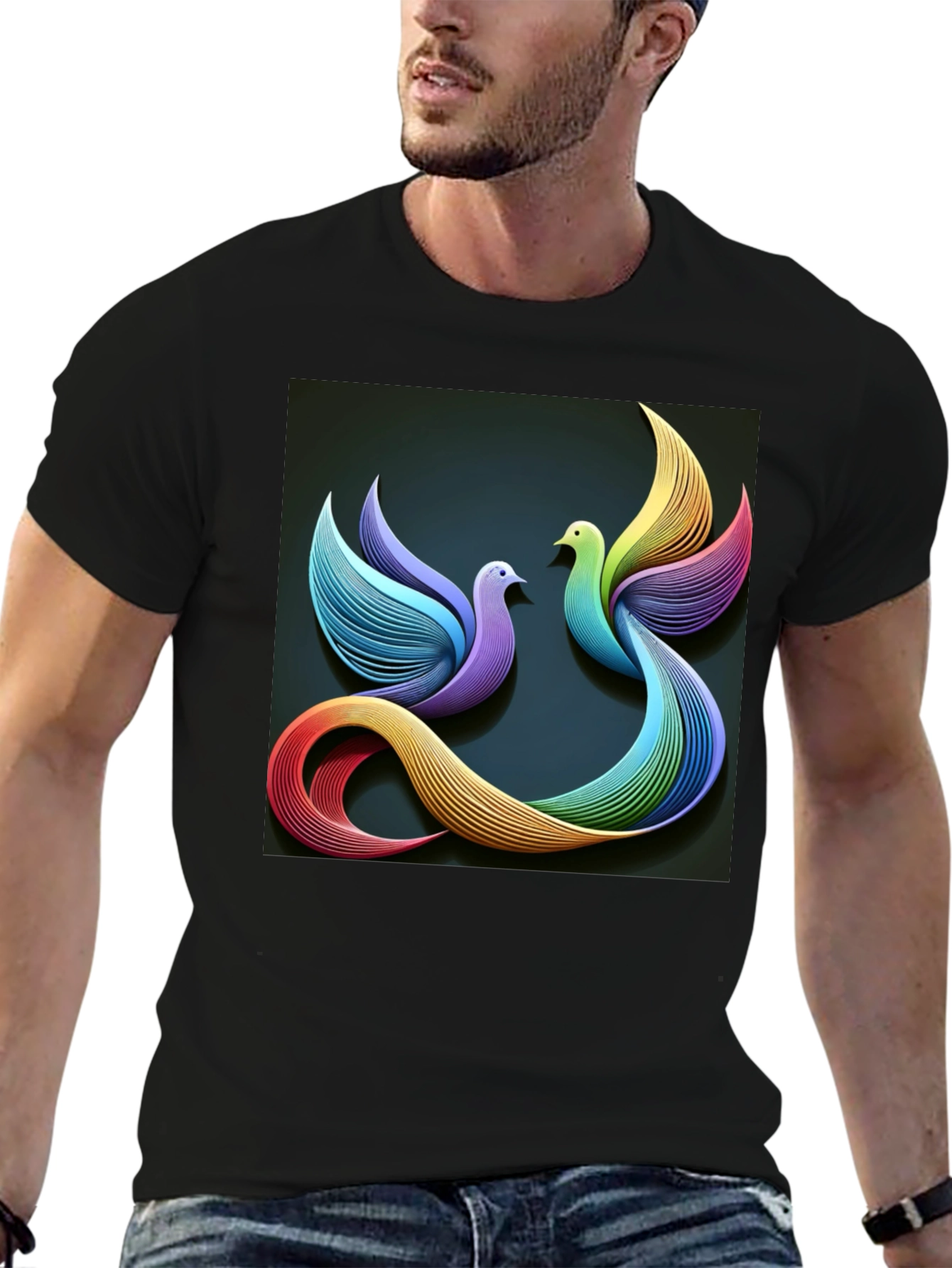 Rainbow Dove T-Shirt
