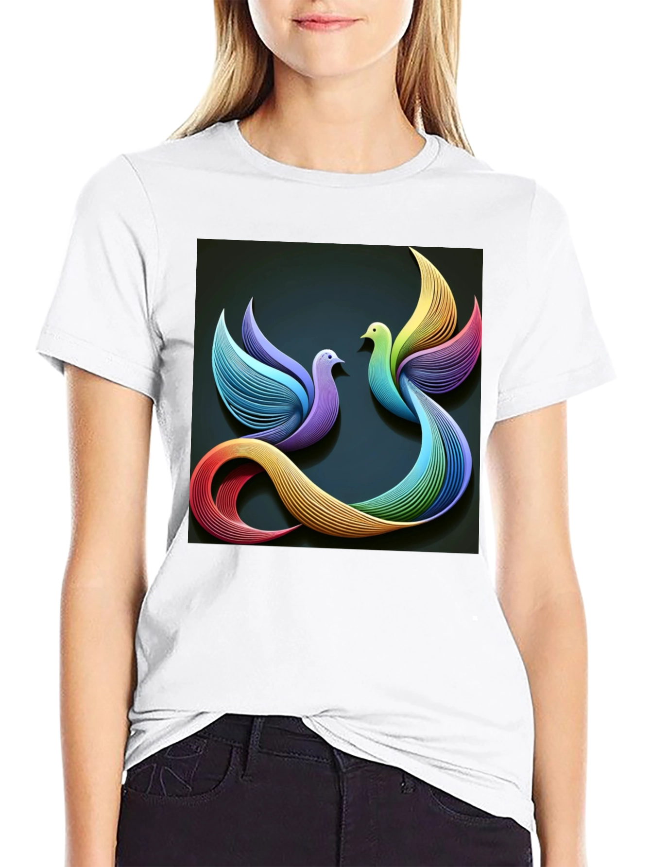 Rainbow Dove T-Shirt