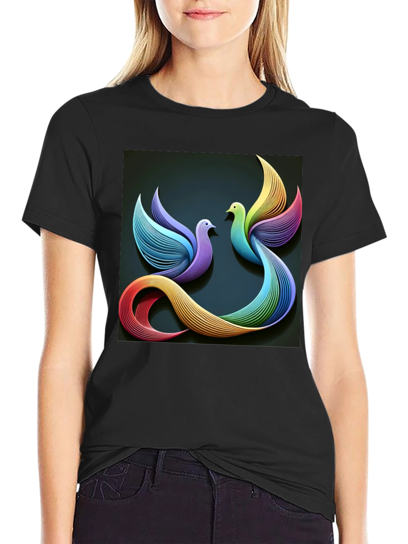 Rainbow Dove T-Shirt