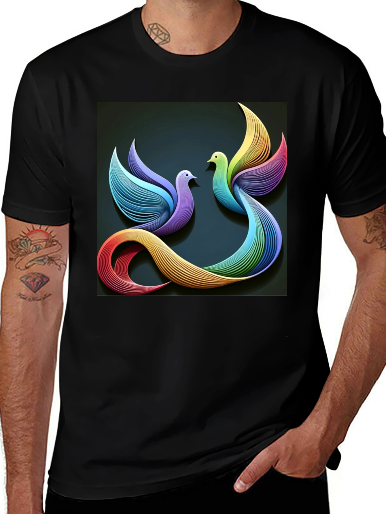 Rainbow Dove T-Shirt