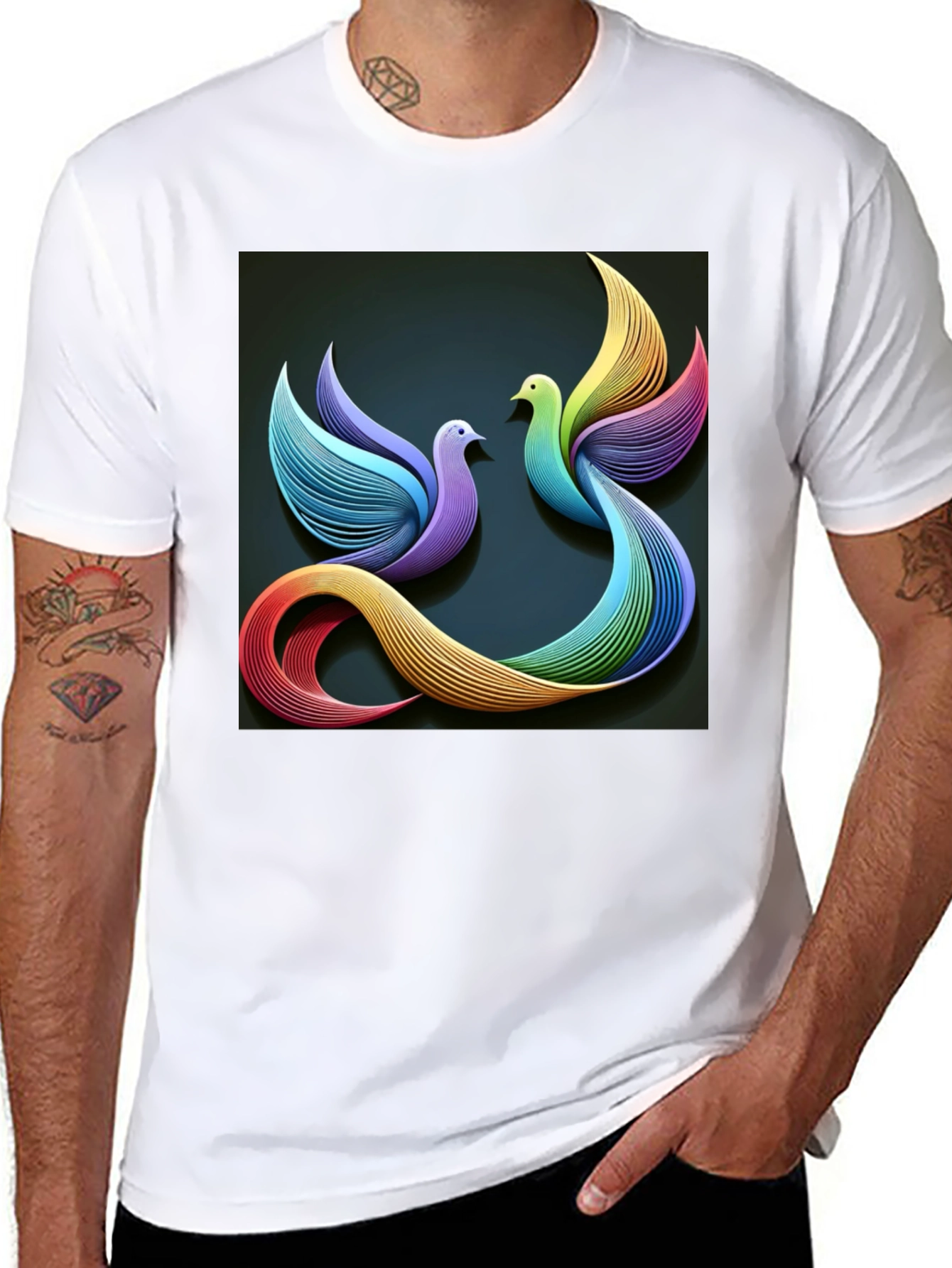 Rainbow Dove T-Shirt