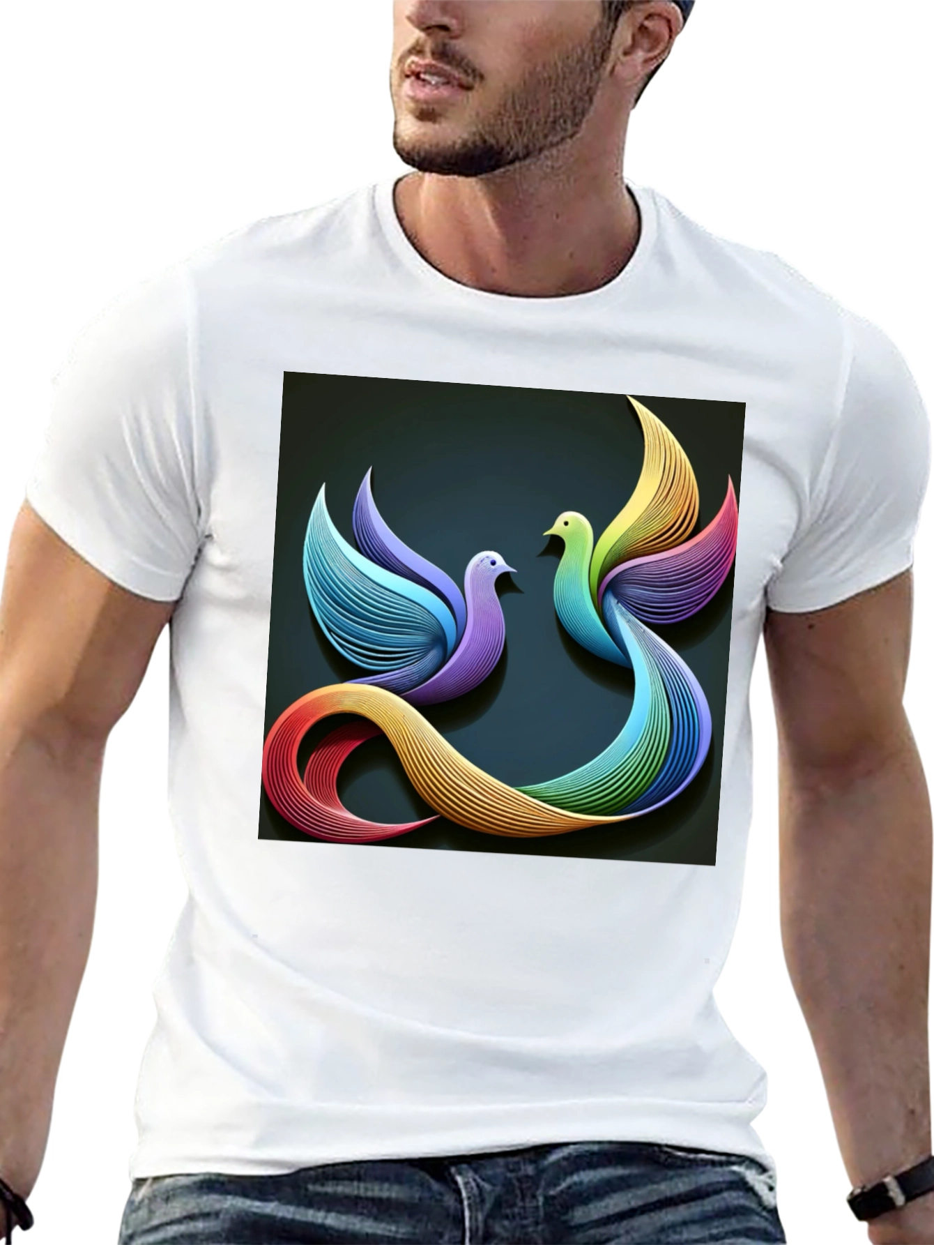 Rainbow Dove T-Shirt