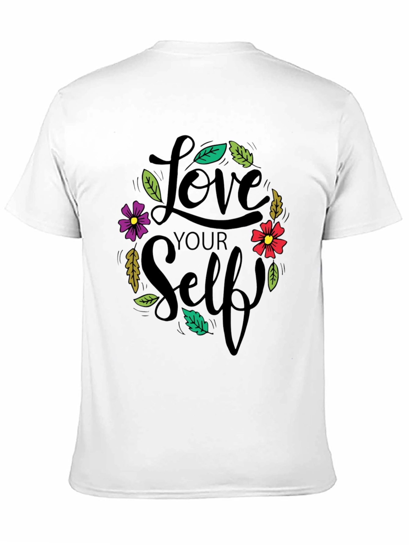 Love Yourself Black Graphic T-Shirt