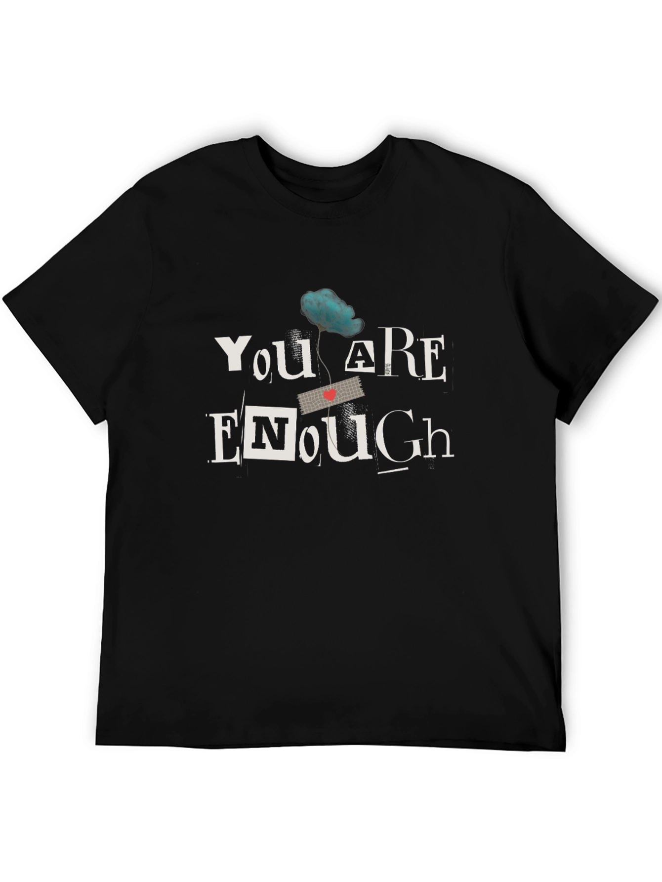 You Are Enough Graphic T-Shirt - Black