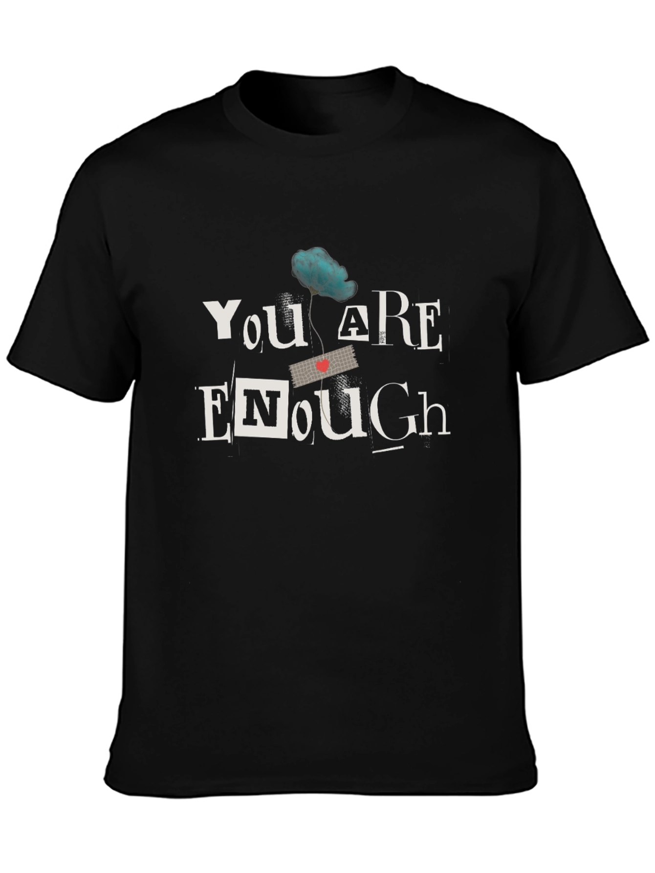 You Are Enough Graphic T-Shirt - Black