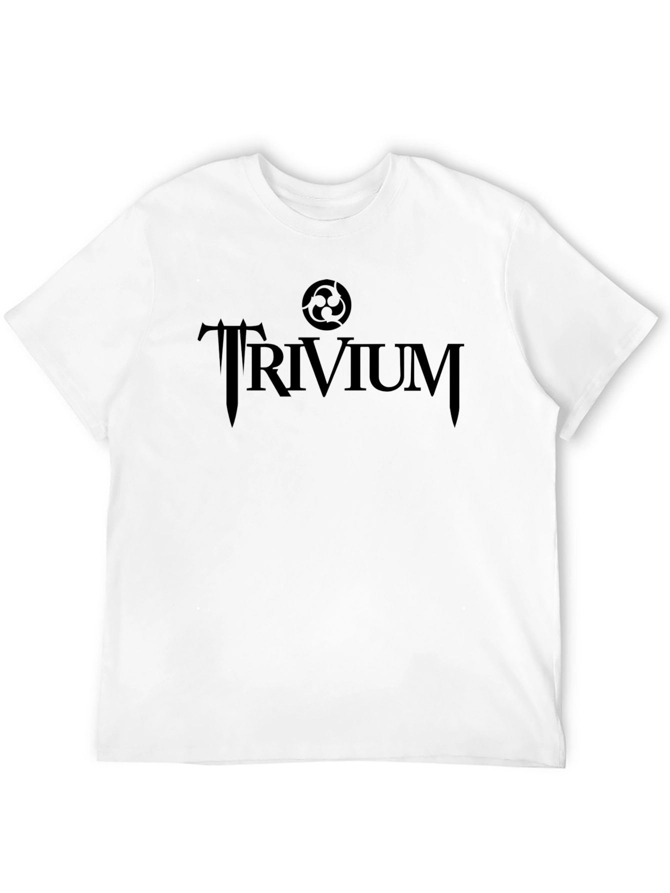 Trivium Band Logo Black T-Shirt Rock Music Tee