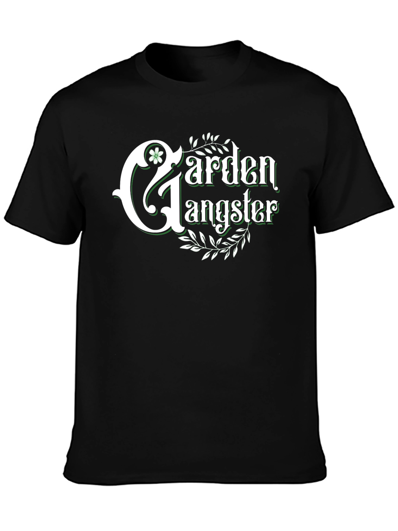 Garden Gangster Black T-Shirt