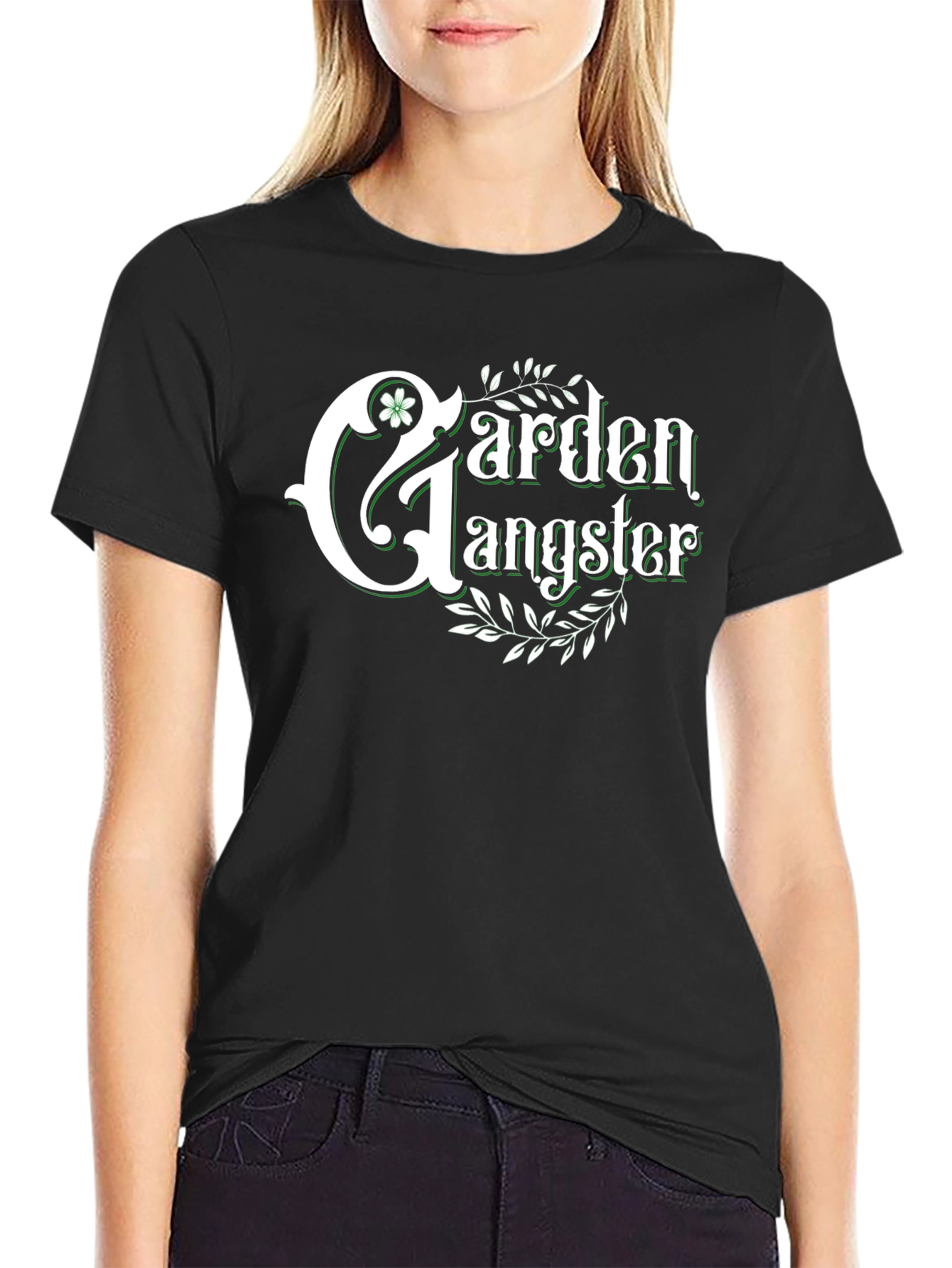 Garden Gangster Black T-Shirt